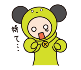 Girl cute costume sticker #89448