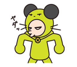 Girl cute costume sticker #89451