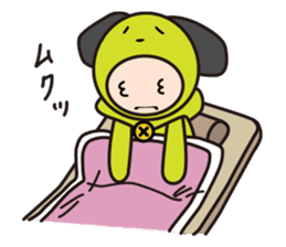 Girl cute costume sticker #89466