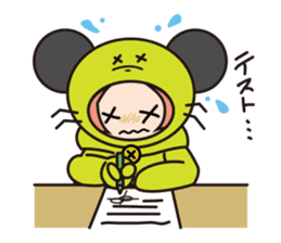 Girl cute costume sticker #89471