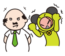 Girl cute costume sticker #89475