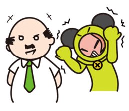 Girl cute costume sticker #89475