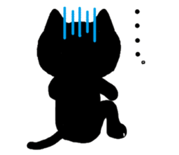 Pals and black cat Mr. Michel sticker #89533