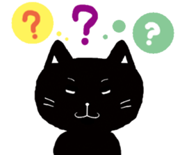 Pals and black cat Mr. Michel sticker #89536