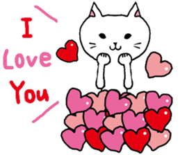 Pals and black cat Mr. Michel sticker #89543