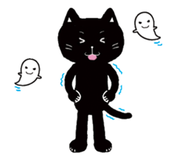 Pals and black cat Mr. Michel sticker #89553