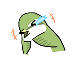 Kawaii Japanese Birds sticker #89797