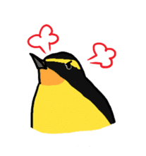 Kawaii Japanese Birds sticker #89806