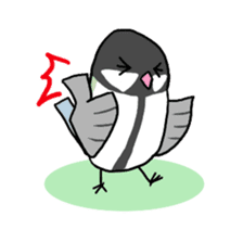 Kawaii Japanese Birds sticker #89816
