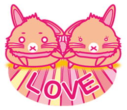 USAMAN(rabbit shaped sweet)Colorful Ver. sticker #89885