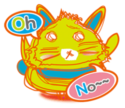 USAMAN(rabbit shaped sweet)Colorful Ver. sticker #89896