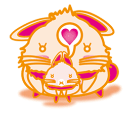 USAMAN(rabbit shaped sweet)Colorful Ver. sticker #89899