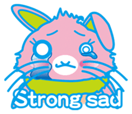 USAMAN(rabbit shaped sweet)Colorful Ver. sticker #89904