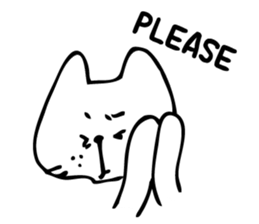 Cat Dude sticker #90359