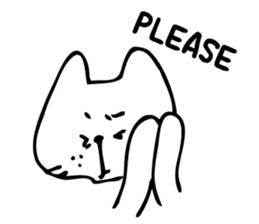 Cat Dude sticker #90359