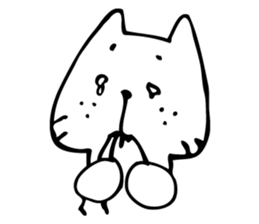 Cat Dude sticker #90366