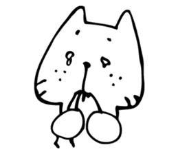 Cat Dude sticker #90366