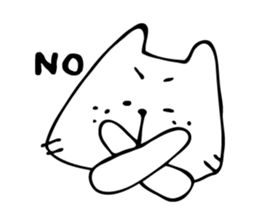 Cat Dude sticker #90370