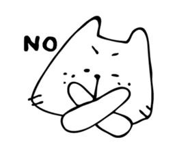 Cat Dude sticker #90370