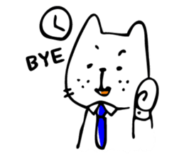 Cat Dude sticker #90375