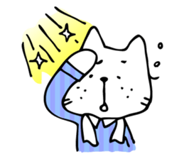 Cat Dude sticker #90385