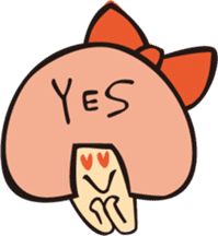 ribobonchan sticker #90730