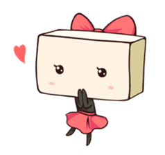 Tofu-kun sticker #91304
