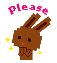 Chocolate Bunny Pulpy sticker #91408