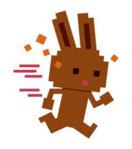 Chocolate Bunny Pulpy sticker #91409