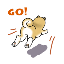 A Japanese dog, Maru sticker #91437