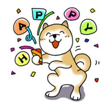 A Japanese dog, Maru sticker #91439