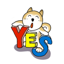 A Japanese dog, Maru sticker #91442