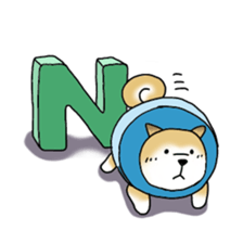 A Japanese dog, Maru sticker #91443