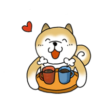 A Japanese dog, Maru sticker #91450