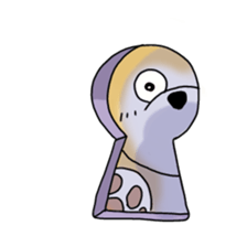 A Japanese dog, Maru sticker #91451