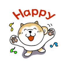 A Japanese dog, Maru sticker #91458