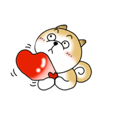 A Japanese dog, Maru sticker #91470