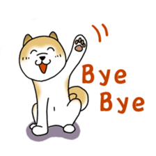 A Japanese dog, Maru sticker #91475