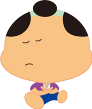 miniature japanese samurai stamp sticker #91682