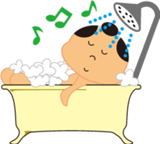 miniature japanese samurai stamp sticker #91709