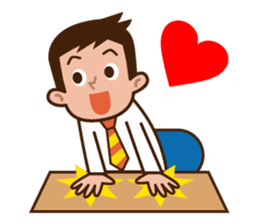 Fight! Businessman Anko. sticker #92082