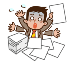 Fight! Businessman Anko. sticker #92093