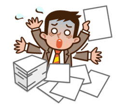 Fight! Businessman Anko. sticker #92093