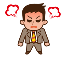 Fight! Businessman Anko. sticker #92100