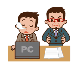 Fight! Businessman Anko. sticker #92103