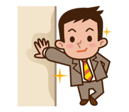 Fight! Businessman Anko. sticker #92112