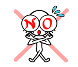 MEDEKA(Big eye) & Chibi-MEDEKA sticker #92239