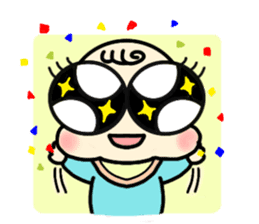 MEDEKA(Big eye) & Chibi-MEDEKA sticker #92242