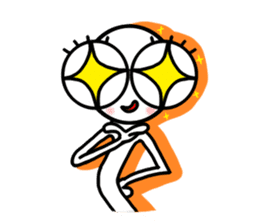 MEDEKA(Big eye) & Chibi-MEDEKA sticker #92247