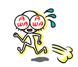 MEDEKA(Big eye) & Chibi-MEDEKA sticker #92257